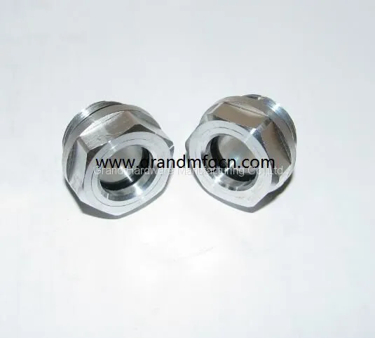 Blower Aluninum Oil Level Sight Glasses OEM and ODM Service G 3/4
