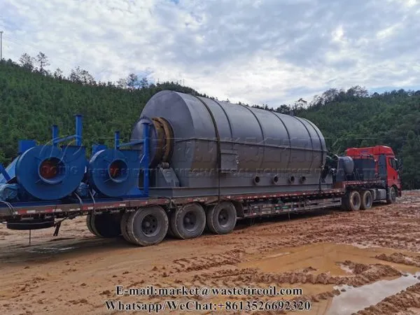 12T Waste Tyre Recycling Pyrolysis Plant for Sale Low Cost photo-5