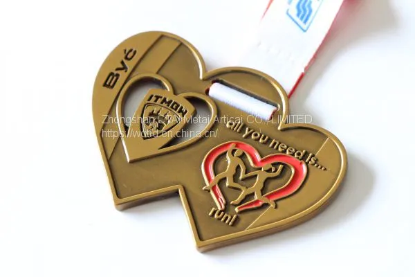 Cheap Custom 2D Metal Running Finishers Sports Medals With Colors photo-4