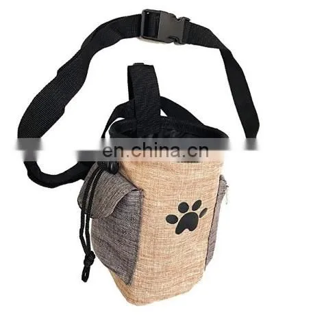 Pet Dog Treat Training Pouch Side Bag With Poop Bag Dispenser Waist Pouch photo-6