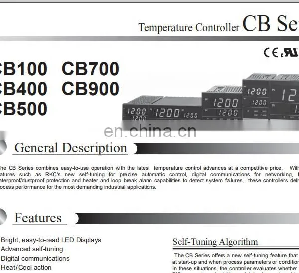 RKC Temperature Controller CB700 FD10-M*AN-AN/A/Y photo-5