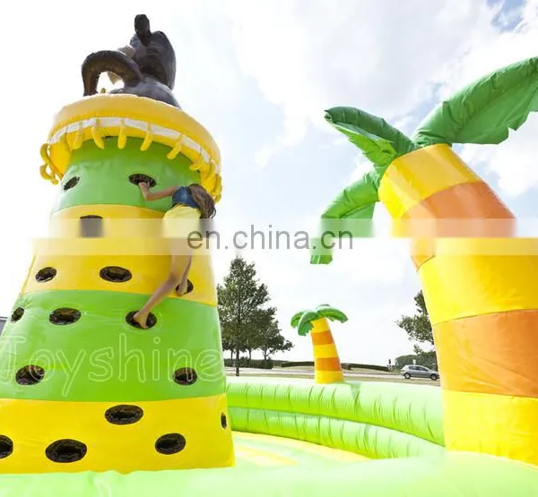 Jungle Themed Rock Climbing Wall Inflatable Climbing Climb Game For Adults photo-4