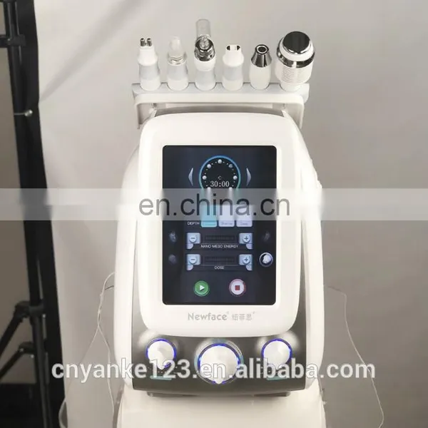 2019 Newest 6 in 1 H2O2 Hyrda Dermabrasion Machine Hydrogen Oxygen With Plasma Bipolar RF photo-4