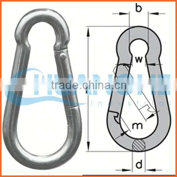 Made in China Carbon Steel Zinc Plated Snap Hook With Eyelet and Screw photo-2