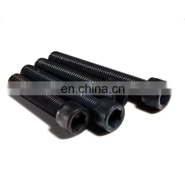 Black Oxide DIN912 Grade 8.8 Hex Cylindrical Head With Knurl Socket Head Cap Screw Allen Bolt Hexagon photo-2