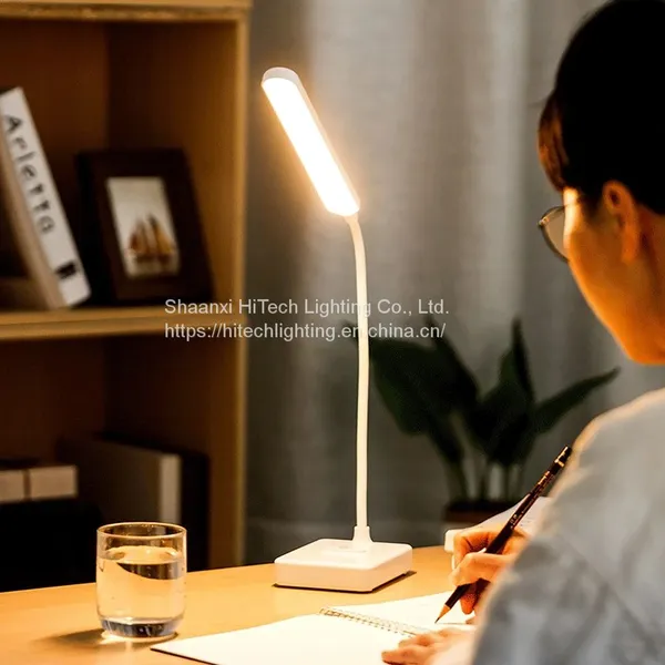 LED Desk Lamp 3 Mode Color Lighting Adjustabale Brightness Rechargeable USB LED Reading Lamp Eye Protection Study Light photo-4