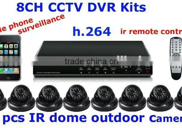 8CH Home Security Camera System
