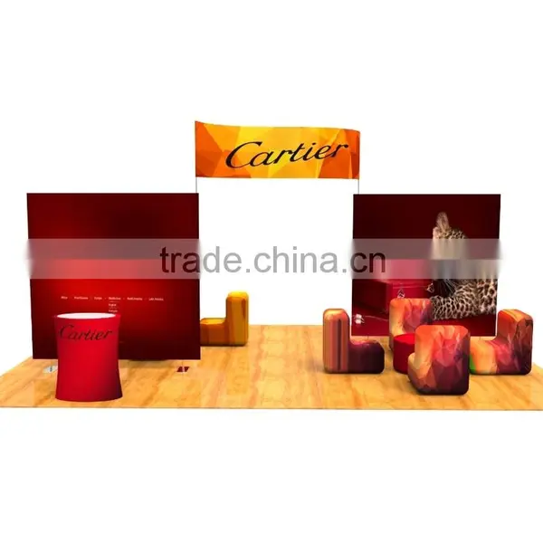 Wholesale in China Portable Promotion Advertising Exhibition Booth Display Stand Folding Expo Wall photo-2