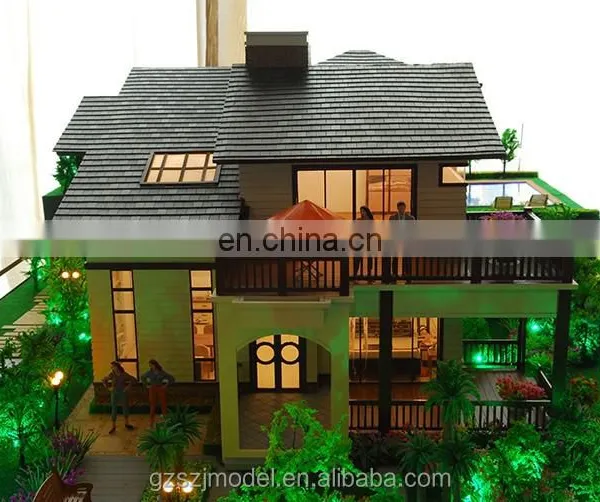 Model Product Model Miniature House ,handmade Architectural Villa Model photo-2