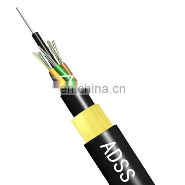HDPE Jacket and FO Number of Tube 12 Telecommunication Use ADSS 24 48 96 144 Cores Single Mode Fiber Optic Cable photo-4
