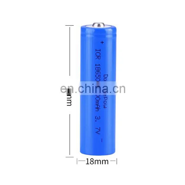 1 Year Warranty Cylindrical Lithium Ion 18650 3.7v 1500mah 18650 li Ion Battery Rechargeable for Flashlight photo-3