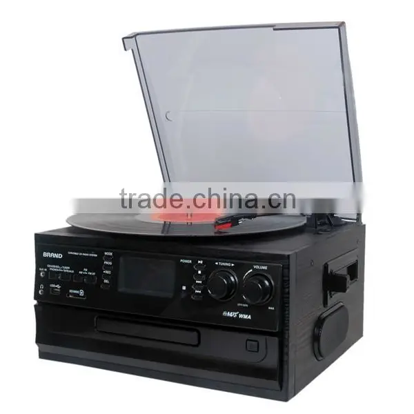 2016 Top Sale Gramophone Record Player CD USB Play Radio Play photo-2
