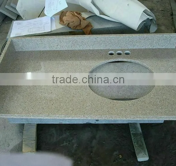 Best Selling Products 2016 Wooden Bathroom Granite Vanity Tops photo-6