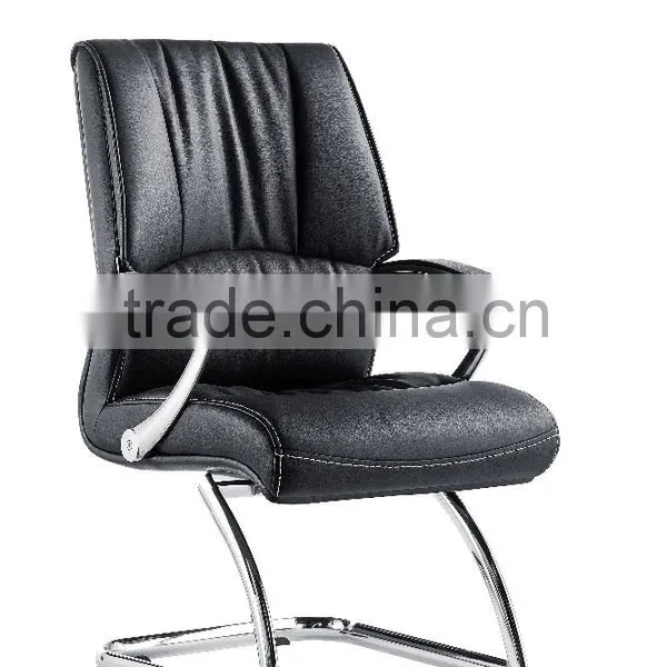 H880 Office Chair Plating Chair Frame With Wood Back photo-5