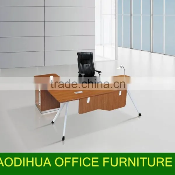2015# Modern Office Desk With Metal Frame Metal Leg/modern Desk 13B-1