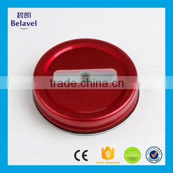 Hot Sale Gold Tinplate Metal Screw Lid for Mason Jars photo-4