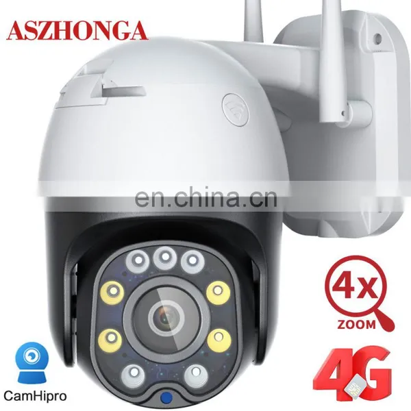 5MP IP Camera Wireless 4G 4X Zoom Security Outdoor PTZ HD CCTV Dome Surveillance Cam Motion Tracking CamHipro photo-2