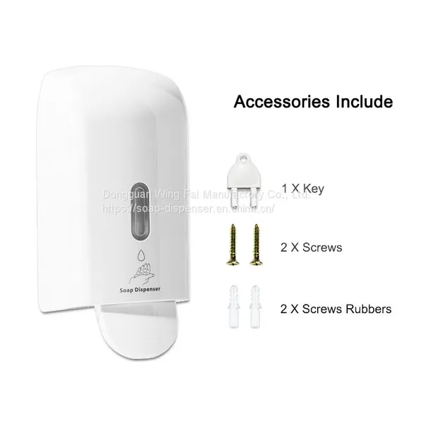 Factory Custom 1000ml Plastic Wall Mounted Hand Sanitizer Alcohol Manual Soap Dispenser For Hotel photo-5