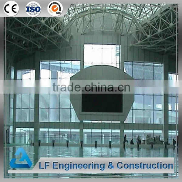 Profiled Steel Structure Sheet Swimming Pool Cover photo-3