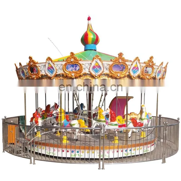 Hot Sale Good Price Carousel Horse Adult Amusement Ride Outdoor and Indoor Carousel for Sale photo-5