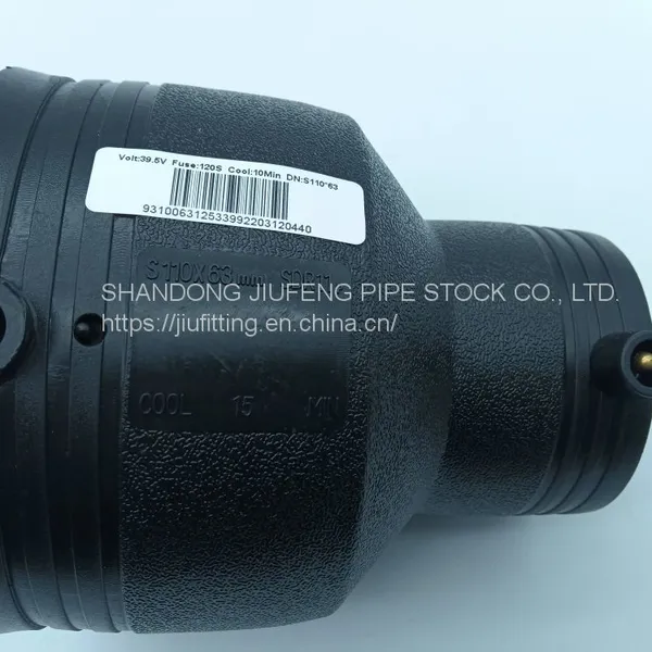 ELECTROFUSION Reducer Coupler PE100, SDR11 110mm*63mm Inner Diameter photo-5