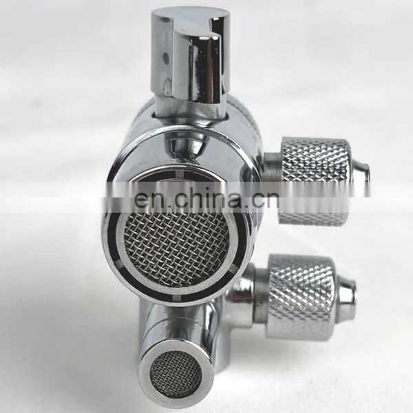 PATENT 1/4 Water Splitter Valve 3 Infall and 3 Way Out Diverter Valve photo-3
