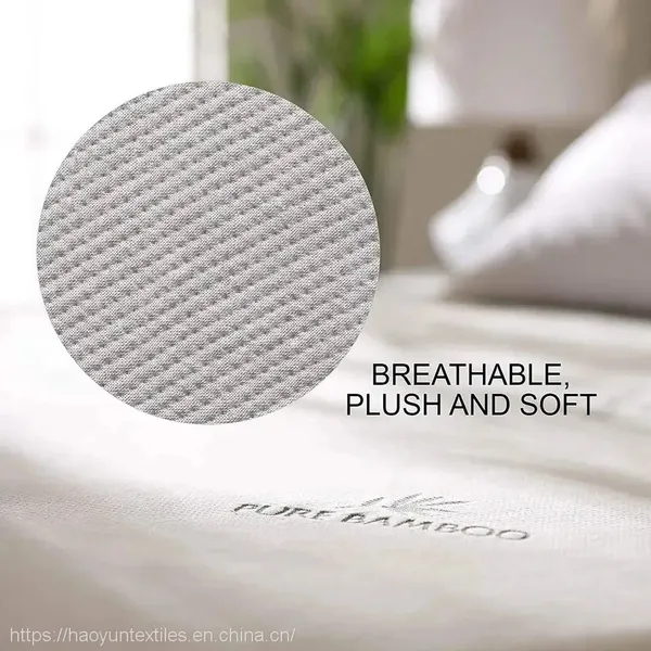 High Quality Hypoallergenic Waterproof Bamboo Jacquard Mattress Protector photo-5