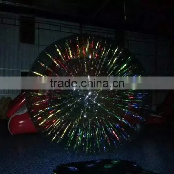 2015 Newest Football Inflatable Shinning Zorb Ball Rental Led Grasses Ball photo-2
