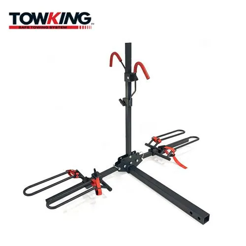 Foldable 2-Bike Platform Style Hitch Mount Bike Rack For Cars Trucks SUVs Minivans photo-2