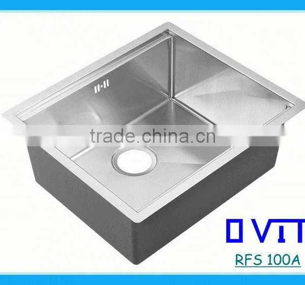 Handmade Sink Stainless Steel Kitchen Sink-SUS100A-1 photo-3