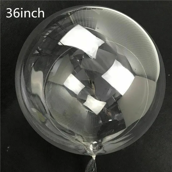 Durable Clear Transparent Helium Latex Big Large 36 Inch 90cm Giant Printed Custom Design Globo Ballon Balloon With Logo Print photo-2