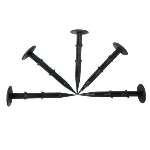 Plastic Garden Edging Nails Spiral Landscape Edging Spikes Anchoring Spikes for Paver Edging Grass Barrier Artificial Turf