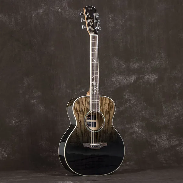 36inch Otis Guitar Instrument Colorful Guitar AM-Black Mini Guitar Travel Acoustic Guitar Wholesaler photo-2