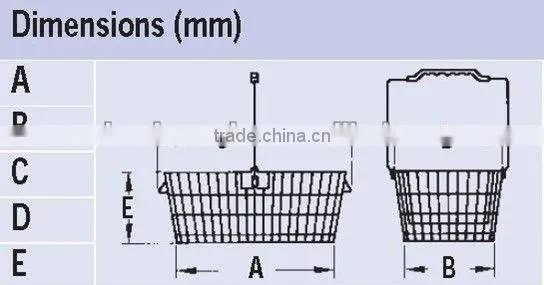 Plastic Shopping Basket With Wheels Shopping Rolling Basket With Wheels photo-2