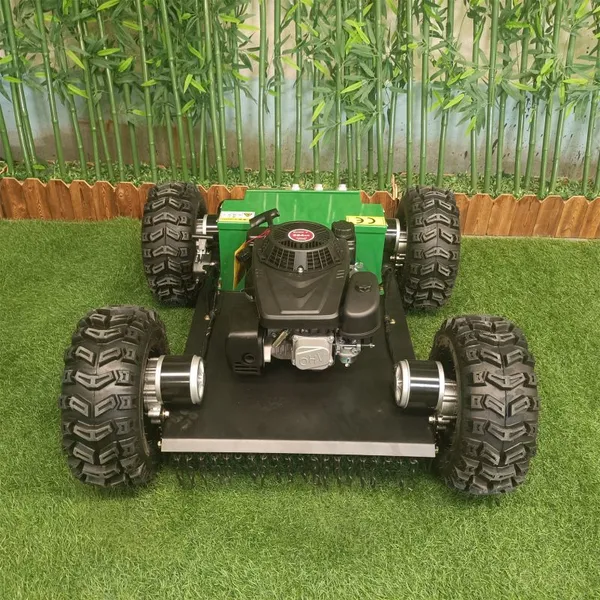 Remotely Controlled Wheel Weed Mower China Manufacturer, Factory Direct Sales Telecontrol Mower photo-3