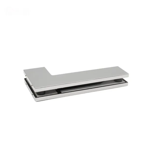 Lockable Stainless Steel Patch Fitting for Glass Doors photo-2