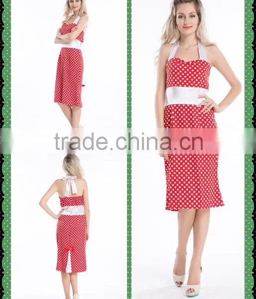 Bestdress Audrey 1950's Swing Vintage Rockabilly Polka Dot Dress photo-4