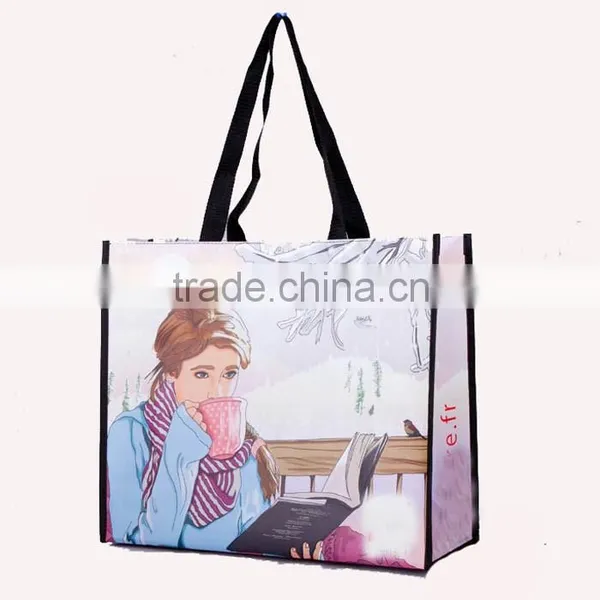 Customized pp Pictures Printing Non Woven Shopping Bag photo-3