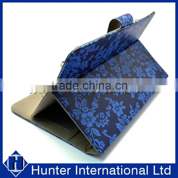 Girly 9-10" Universal Embossed Floral Tablet Case photo-2