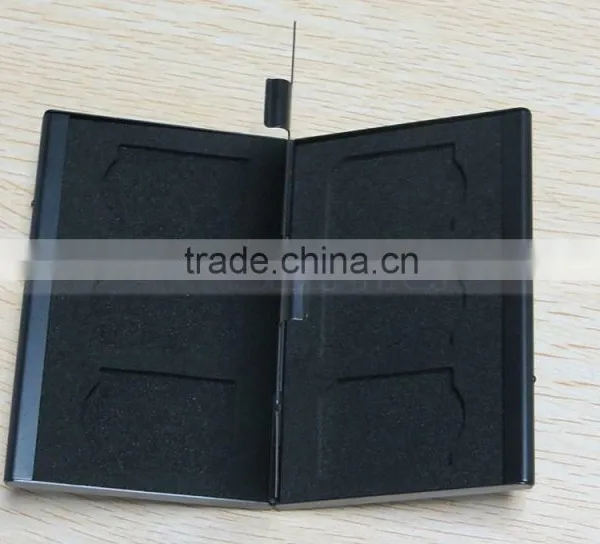 Silver Aluminum Box Portable 6 in 1 Memory Card Case SD/SDHC/MMC 6x SD Card Cases photo-5