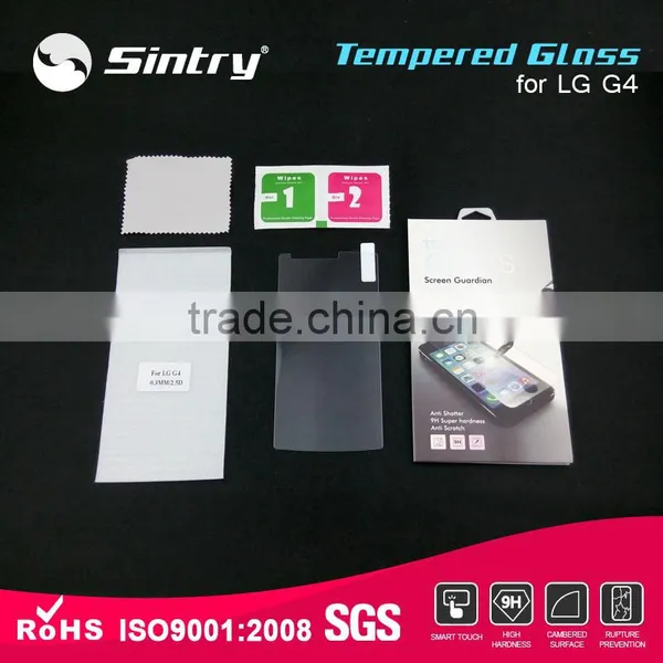 2016 Top Selling Printed Screen Protector 5.5' g4 9H Hardness Screen Protector for LG G4 Tempered Glass photo-2