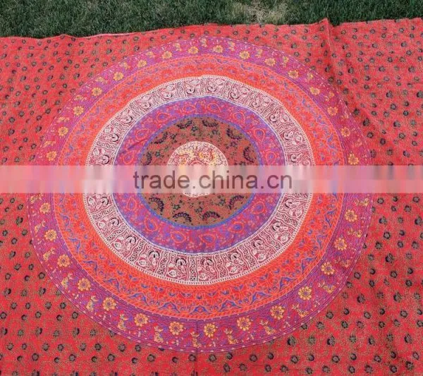 Indian WHOLESALE Mandala Fabric Tapestry Screen Printed Tapestry photo-2