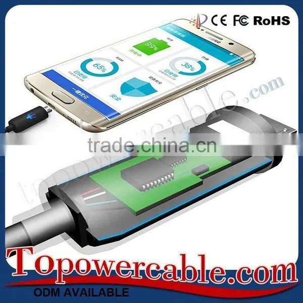 Quick Charge And High Speed Led Cell Phone Cable For Samsung S7 photo-2