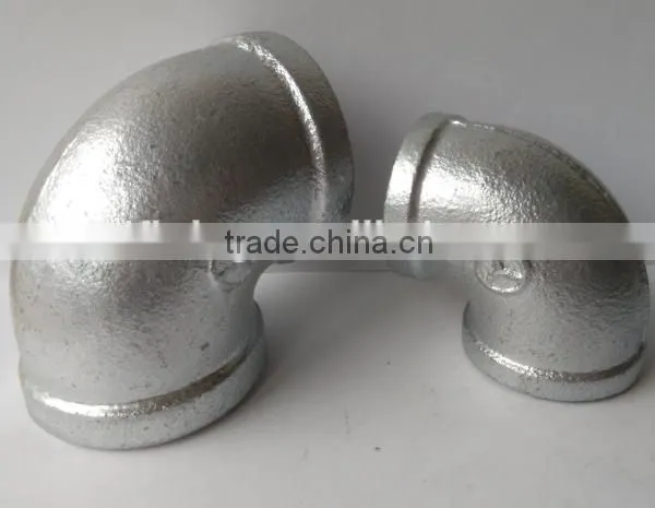 Galvanized Malleable Cast Iron Pipe Fittings 90degree DIN STANDARD Pipe Fitting Elbow photo-2