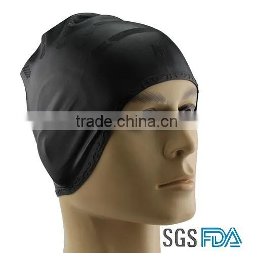 Professional Manufacturer High Quality Silastic Elastic Swimming Cap Humanized Design Innovative Swim Caps photo-4