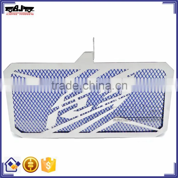 BJ-RG-YA004 Customized Oil Cooler Radiator Guards Cover Grille Motorcycle Stainless Steel Blue Radiator For Yamaha Yzf R3 2015 2 photo-3