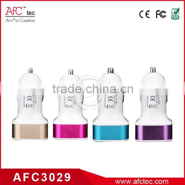 Wholesale Promotional Dual Usb Port 5v 2.1A 1A Best Cheap Portable Phone Car Chargers photo-3