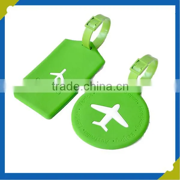 Customized Made Luggage Tags Airplane Luggage Tag Aircraft Logo Rubber Tag photo-5