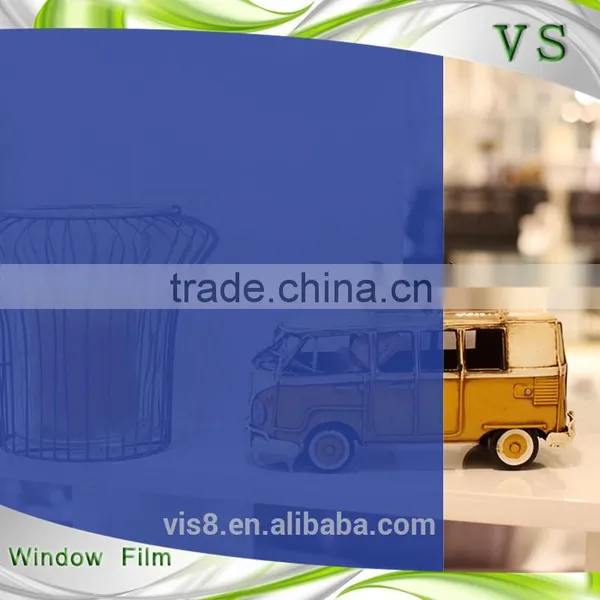 Decorative PET Tranparecy Static Deep Blue Color PET Film photo-5
