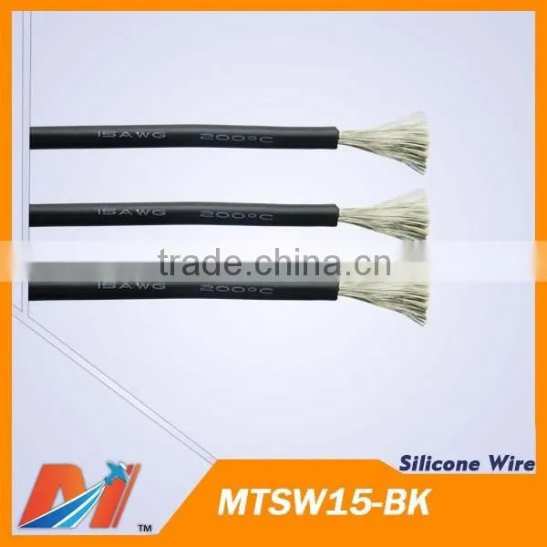 Maytech Silicone Rubber High Voltage Wire 15AWG EU ROHS and REACH Directive Standards Approved photo-2